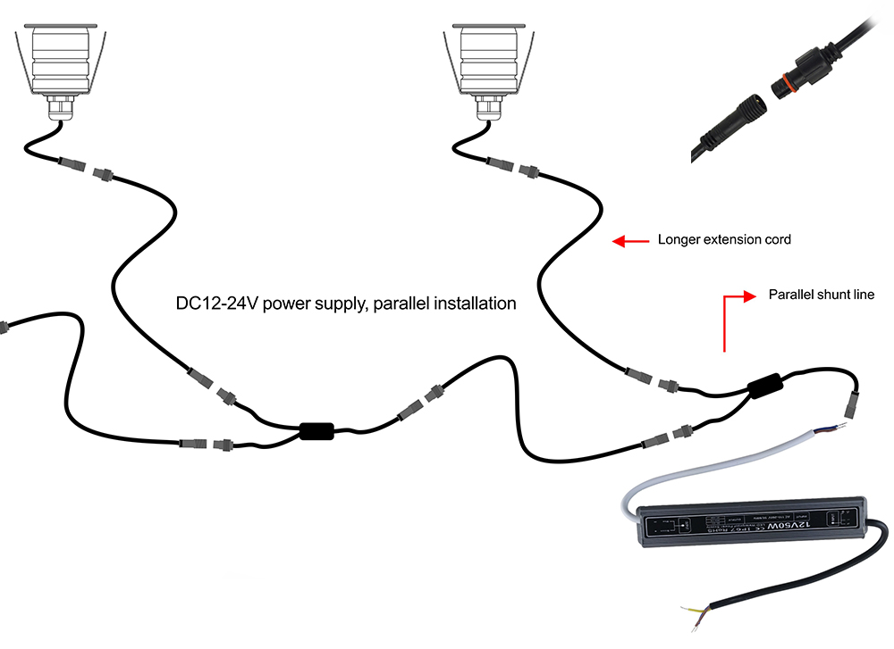 IP67 1W Mini LED Step Spotlight