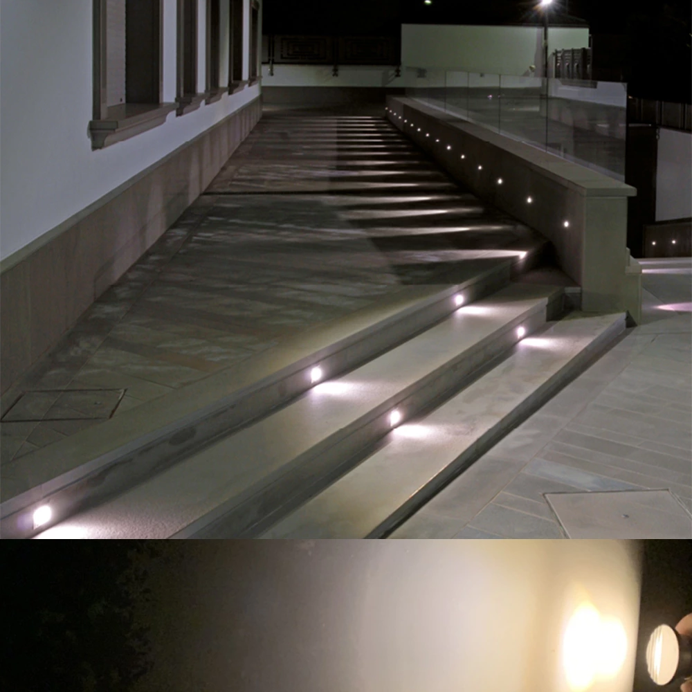 IP67 1W LED Cross-Star Buried Light