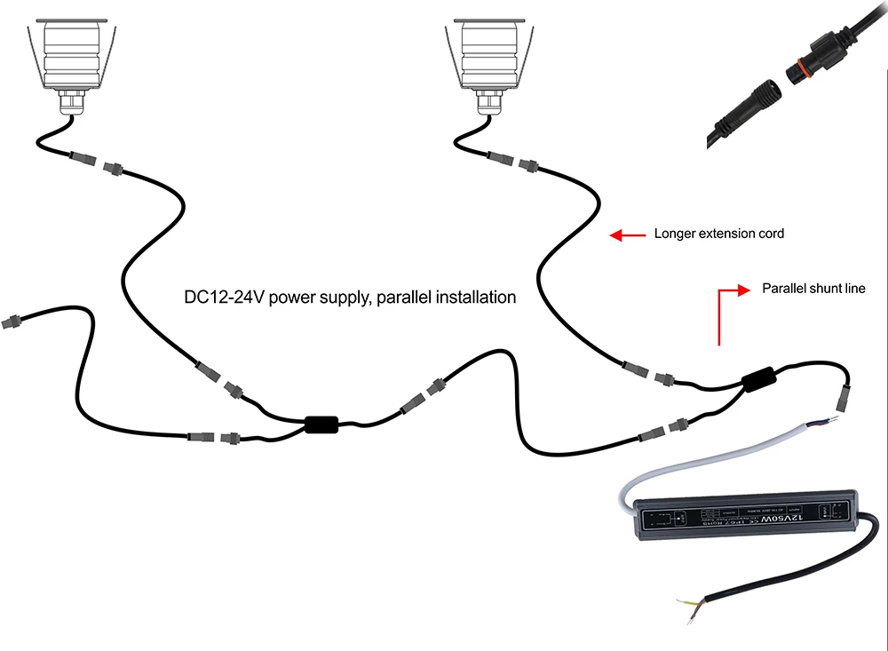 IP67 1W Mini LED Step Footlight