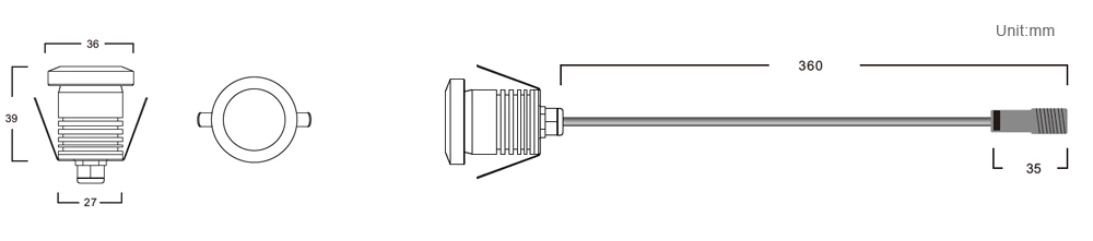 IP67 Mini Moonlight Corner Lights