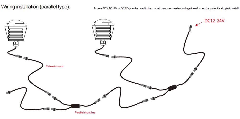 3W Side Emitting Mini Led Step Light