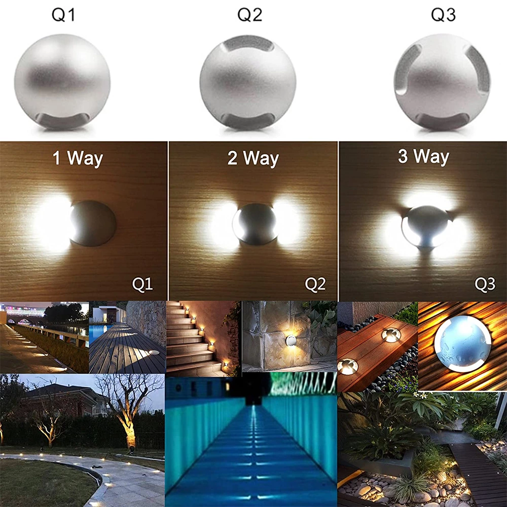 3W Side Emitting Mini Led Step Light