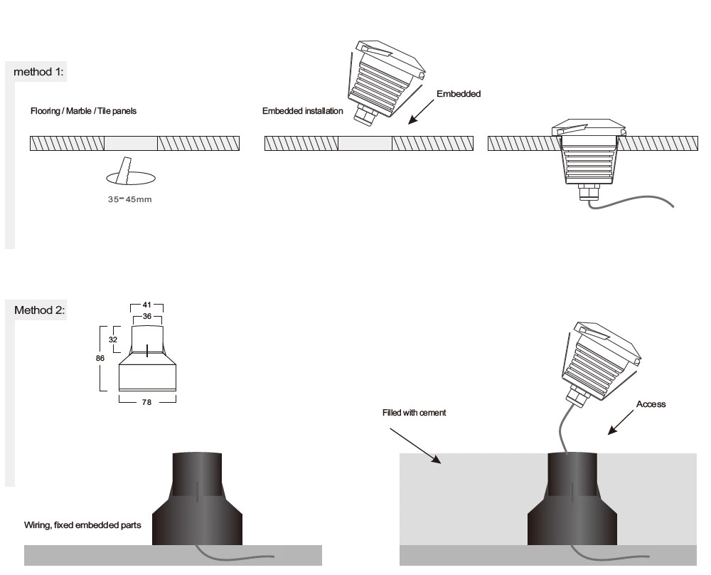 3W Whirlwind Mini Led Step Light