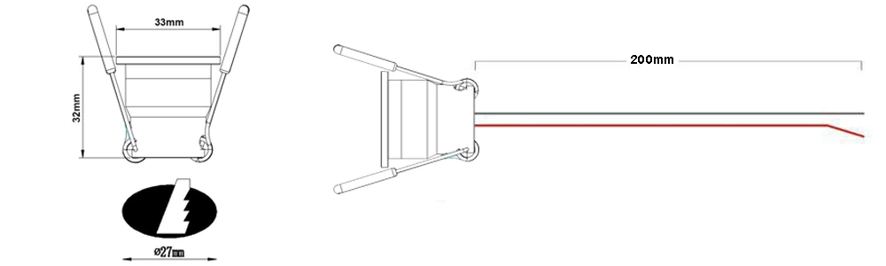 DC12/24V 3W Mini Led Spotlight