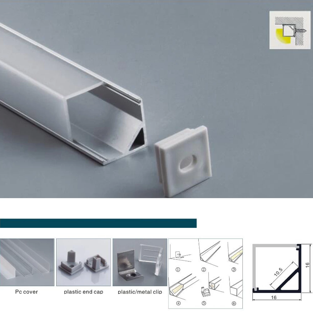 10mm Width Aluminum Profile