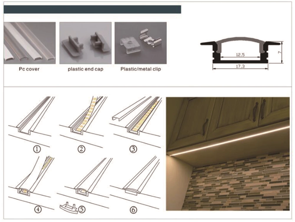 Recessed Led Aluminum Profile