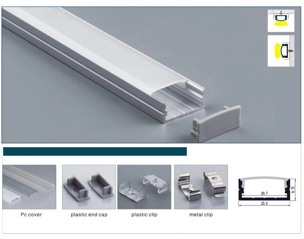 Curve Led Aluminum Profile