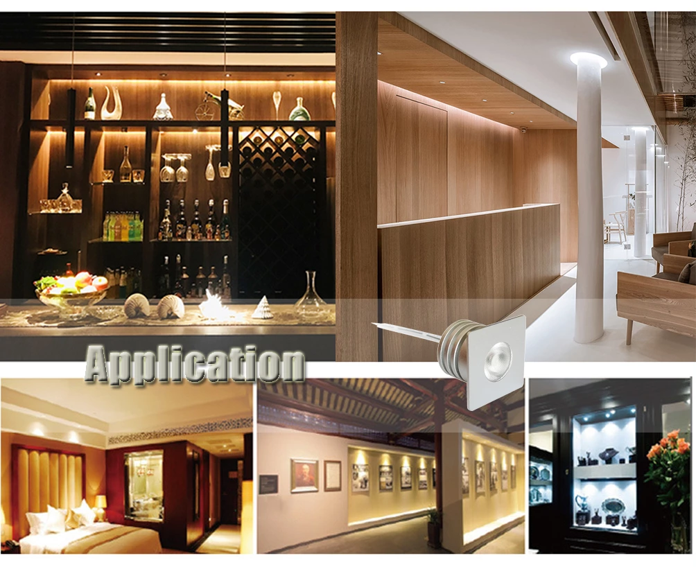 Square DC12V 3W Mini Led Downlight