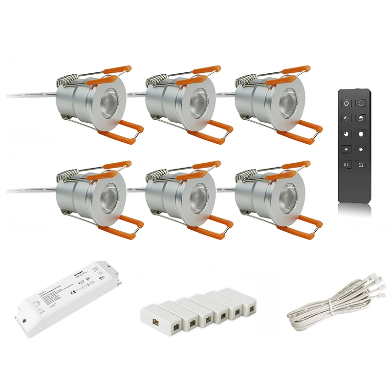 DC12V 3W Mini Led Spotlight Set