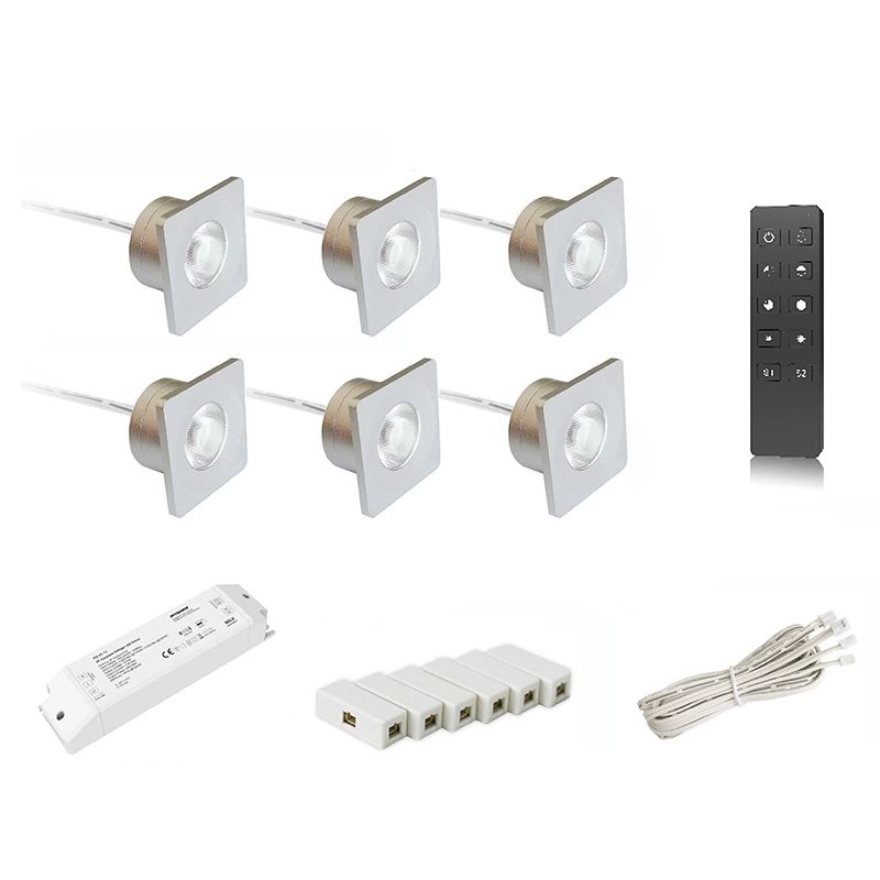 Dimming RF 1W Mini Led Spotlight Kit