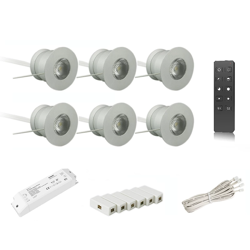 RF 3W Dimmable Mini Led Spotlight Kit