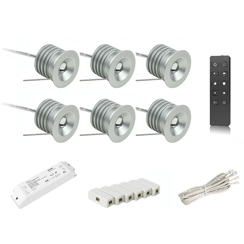 Dimmable RF 3W Mini Led Spotlight Kit