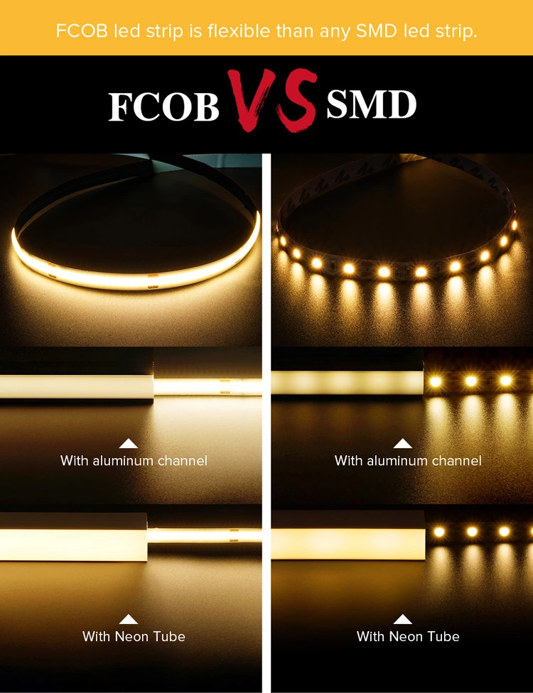 504LEDS/M DC12V FCOB Led Strip