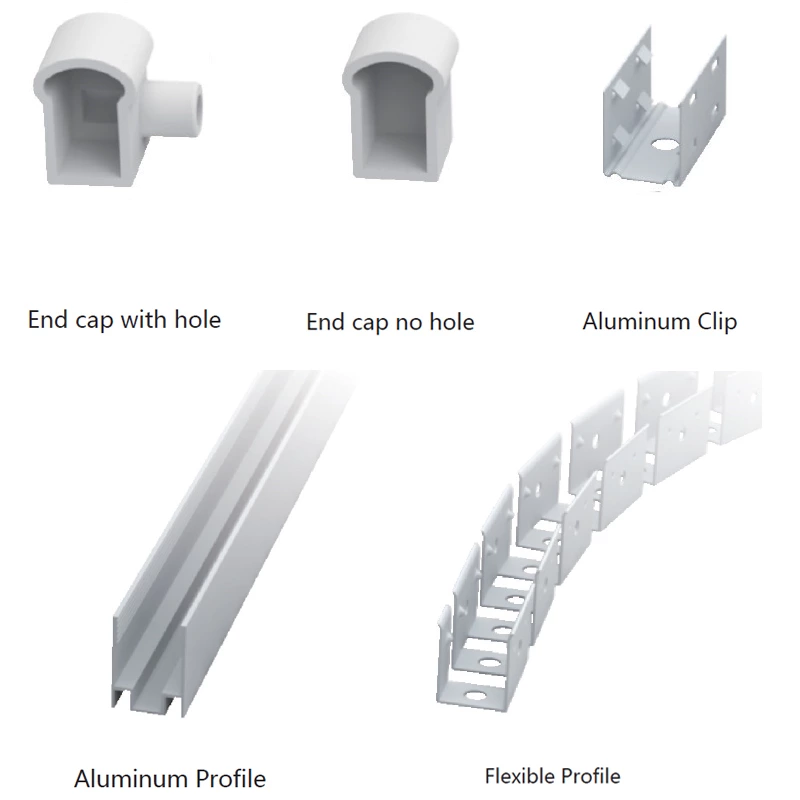 270° 8x15mm Side View Mushroom Type Mini Flex Silicone Neon Tube Led Light