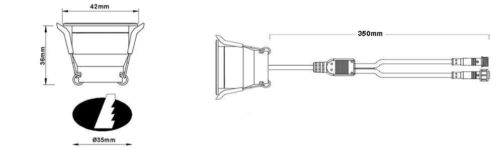 IP67 RGB/RGBW/Dual CCT 3W Mini Led Spotlight