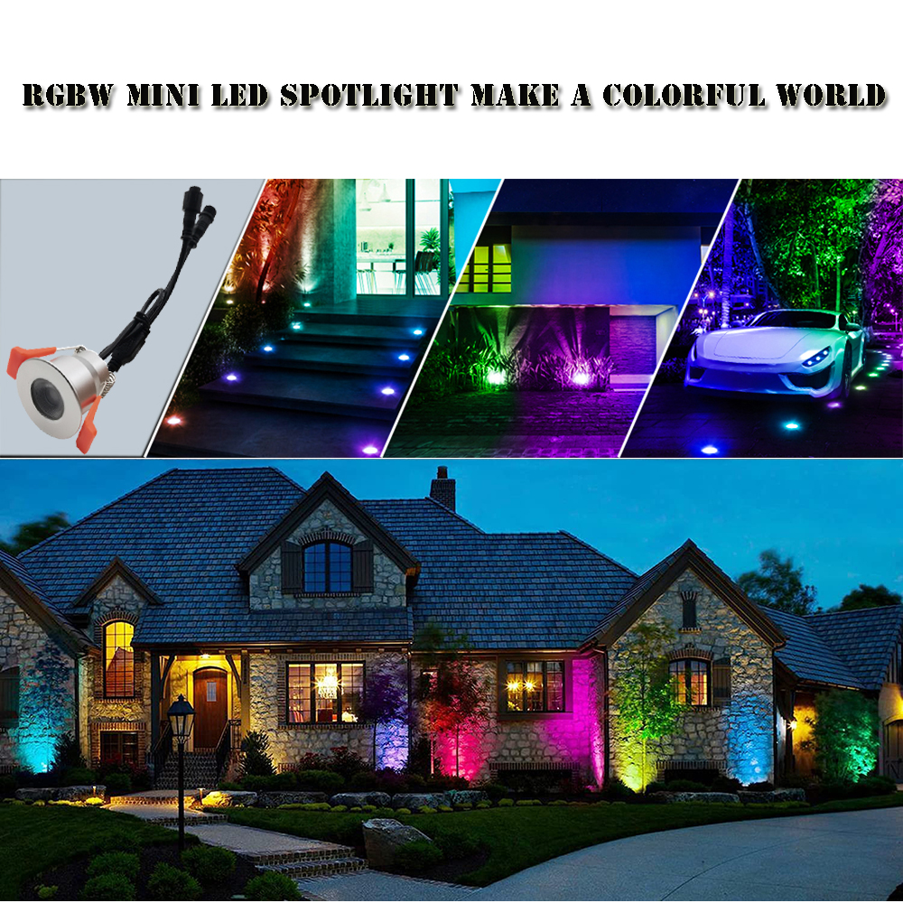 IP67 RGB/RGBW/Dual CCT 3W Mini Led Spotlight
