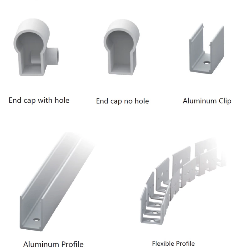 270° 10x23mm 2835 5050 Mushroom Type Mini Flex Silicone Neon Tube Led Light