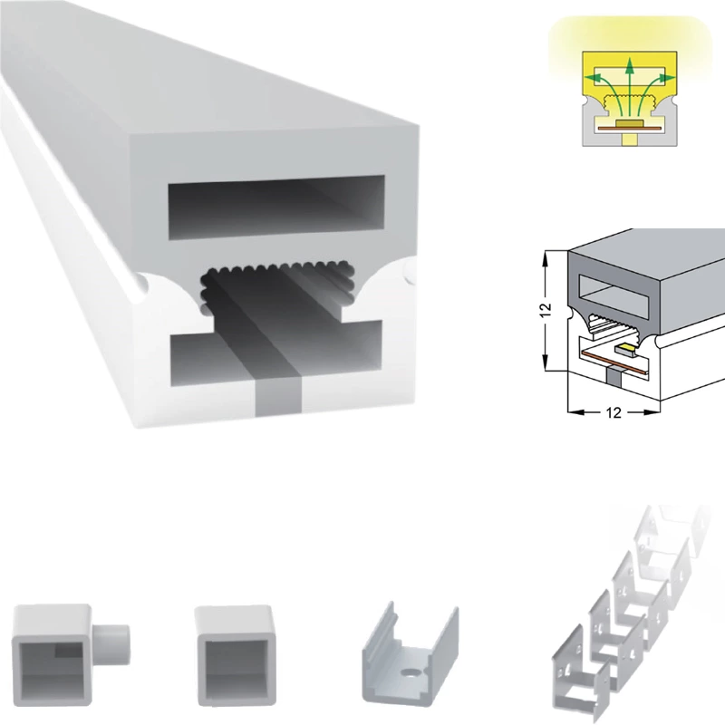 180° 12x12mm Top View Led Neon Light
