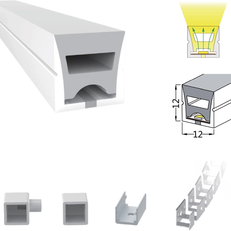 120° 12x12mm Top View Led Neon Light