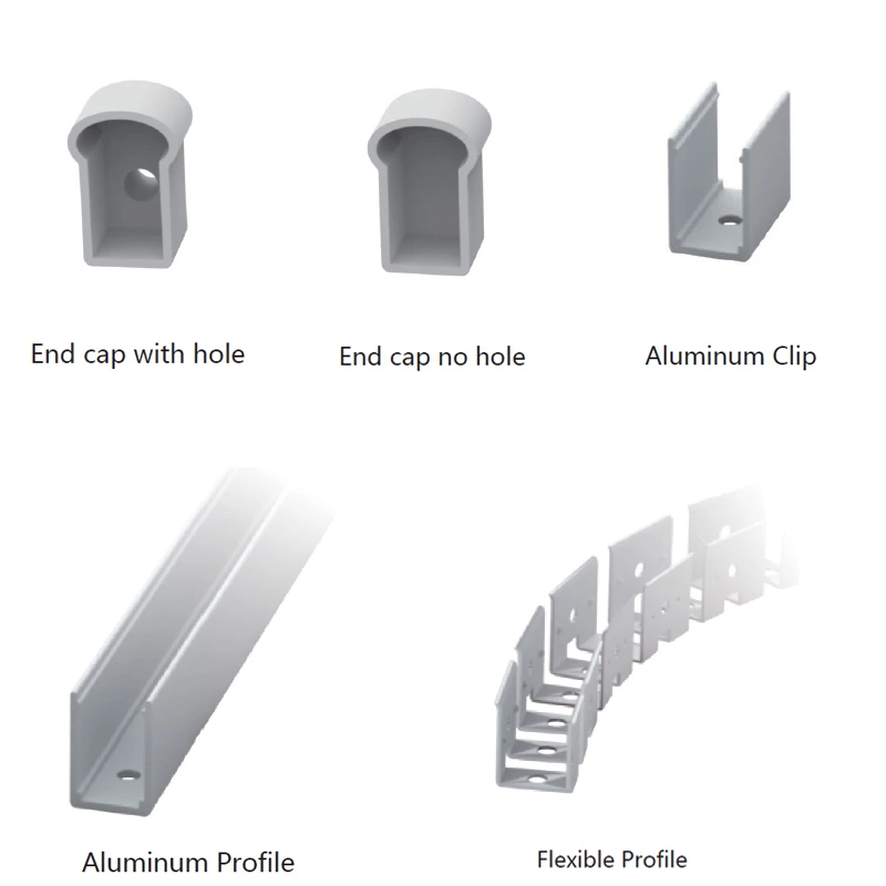 270° 12x25mm 12V 24V 2835 5050 Mushroom Type Flex Silicone Neon Tube Led Light