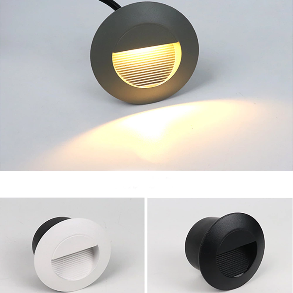 Waterproof Aluminum round 3W 5W Led Stair Light