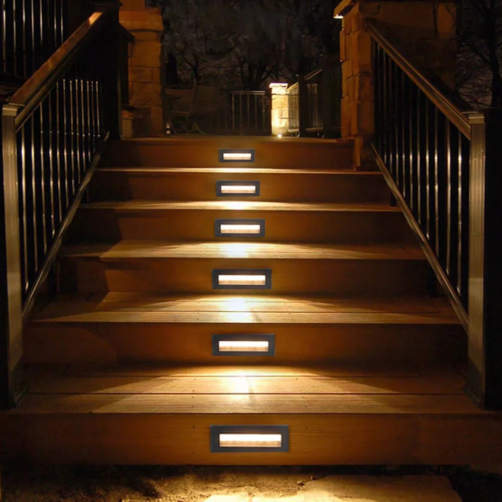 IP65 Rectangle Aluminum 6W Led Stair Light