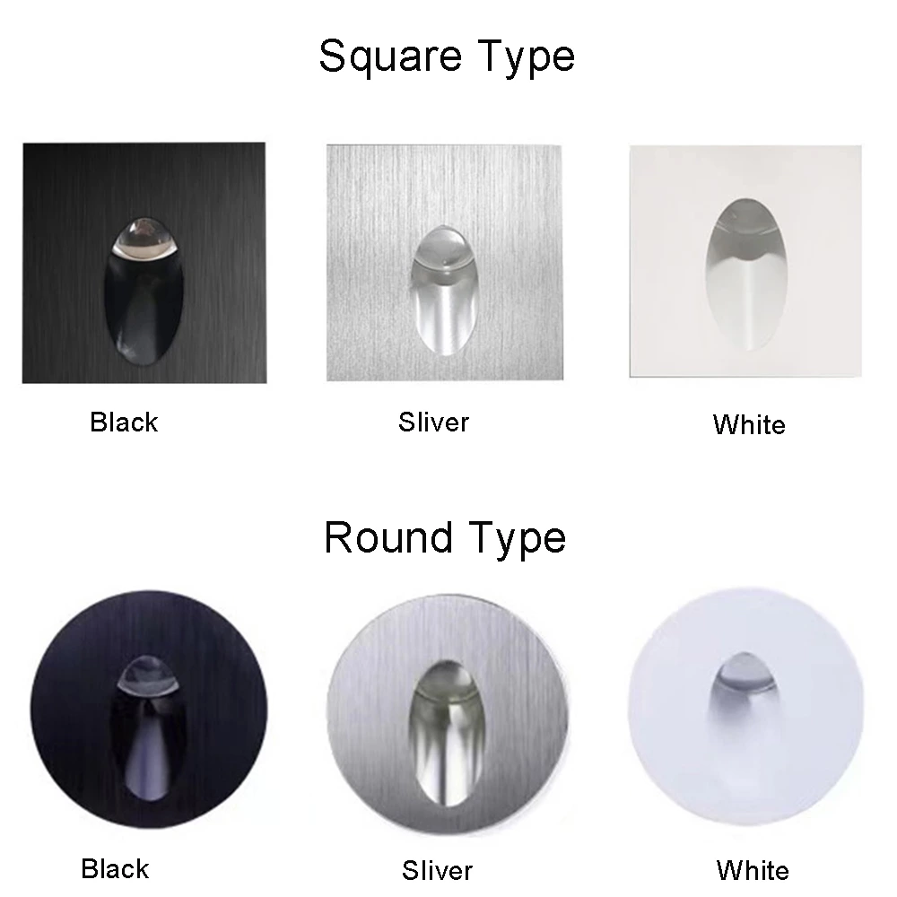 Square Round 3W Led Stair Light