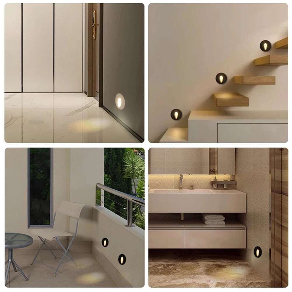 Square Round 3W Led Stair Light
