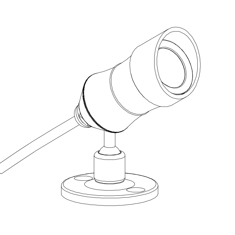 360 Universal Rotary Led Spike Light
