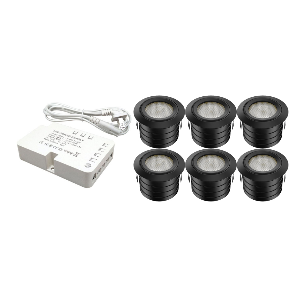 2W Magnetic Mini Spotlight Set(6pcs)